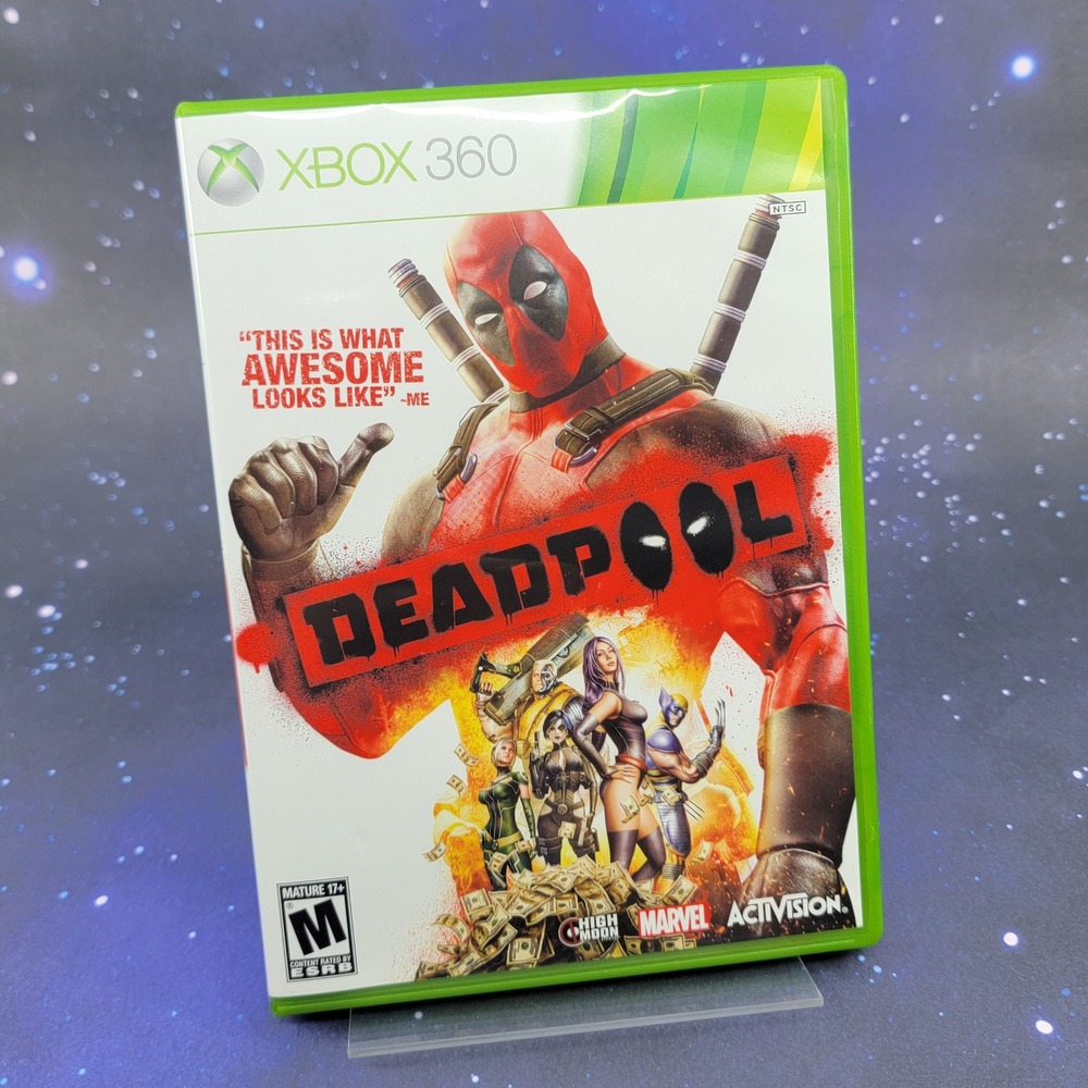 Deadpool Marvel Activision Xbox 360 Game Complete CIB High Moon Studios